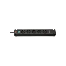 Stekkerdoos Brennenstuhl Bremounta 5 voudig inclusief 2 USB C 3 meter zwart Stekkerdoos Brennenstuhl Bremounta 5 voudig inclusief 2 USB C 3 meter zwart
