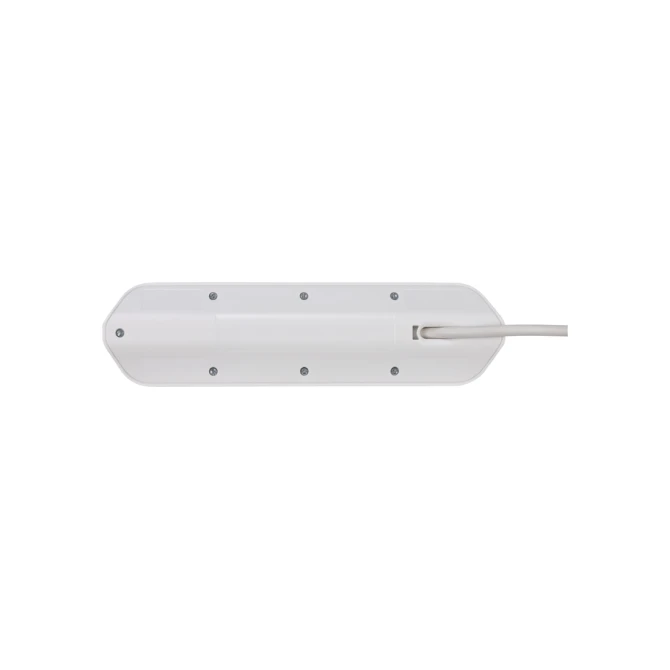 Stekkerdoos Brennenstuhl bureau Estilo 4 voudig inclusief 2 USB 2 meter wit/zilver