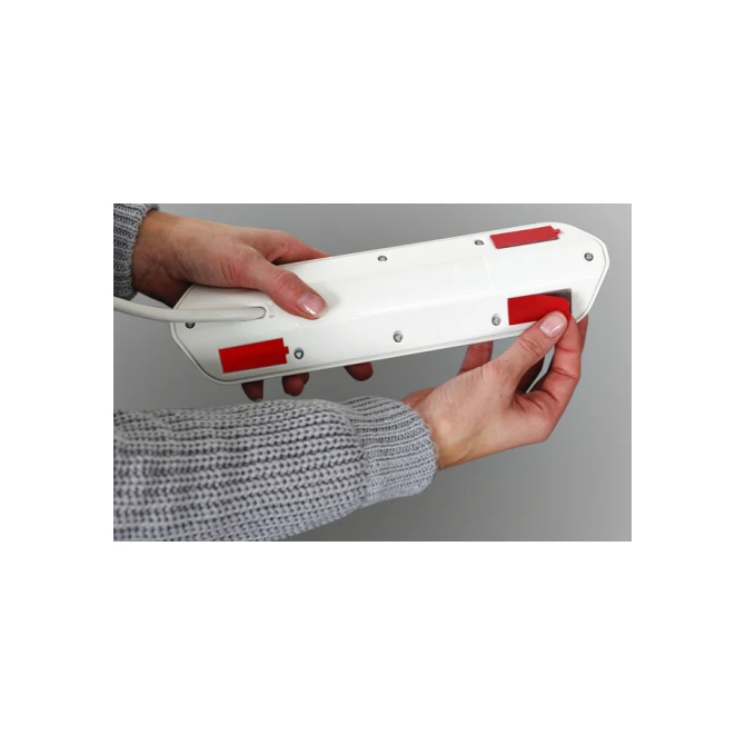 Stekkerdoos Brennenstuhl bureau Estilo 6 voudig inclusief 2 USB 2m meter wit/zilver