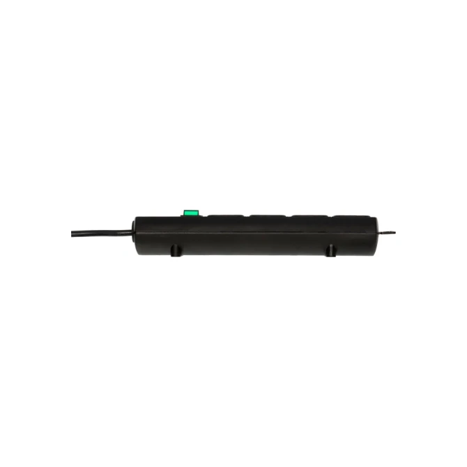 Stekkerdoos Brennenstuhl Comfort Plus 4 voudig inclusief platte stekker 2 meter zwart