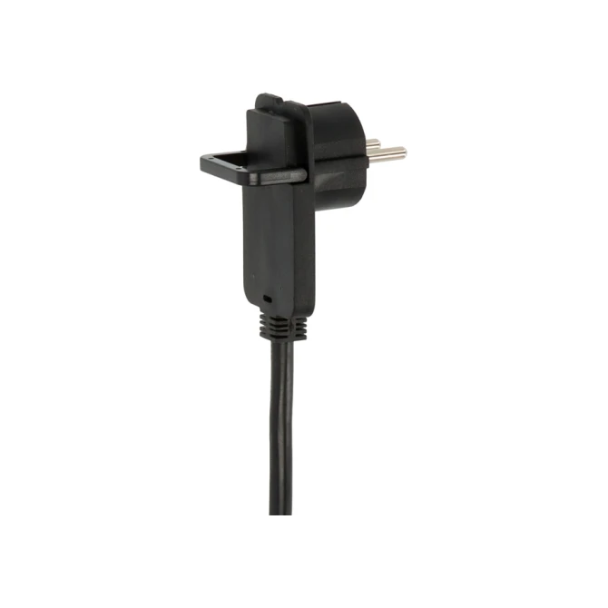 Stekkerdoos Brennenstuhl Comfort Plus 4 voudig inclusief platte stekker 2 meter zwart