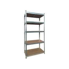 Stellingkast BRASQ 5 borden 90x40x180cm SU175 max 875 KG zilver