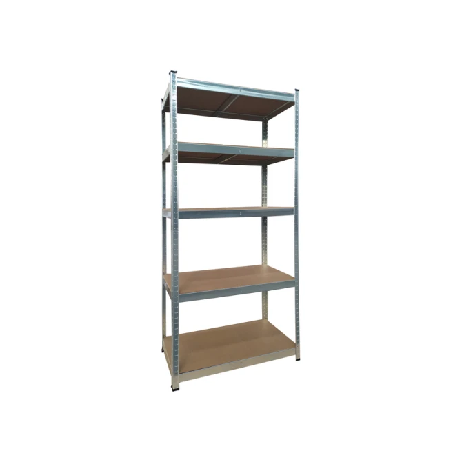 Stellingkast BRASQ 5 borden 90x40x180cm SU175 max 875 KG zilver