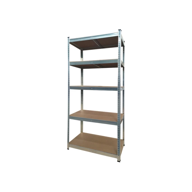 Stellingkast BRASQ 5 borden 90x40x180cm SU175 max 875 KG zilver