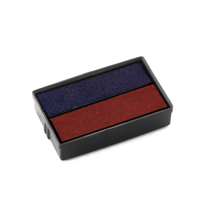 Stempelkussen Colop E/10/2 blauw en rood