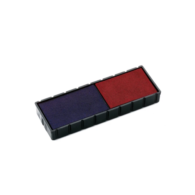 Stempelkussen Colop E/12/2 blauw en rood