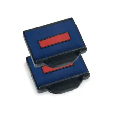 Stempelkussen Trodat Professional 6/50/2 2 stuks blauw en rood Stempelkussen Trodat Professional 6/50/2 2 stuks blauw en rood