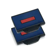 Stempelkussen Trodat Professional 6/53/2 2 stuks blauw en rood Stempelkussen Trodat Professional 6/53/2 2 stuks blauw en rood