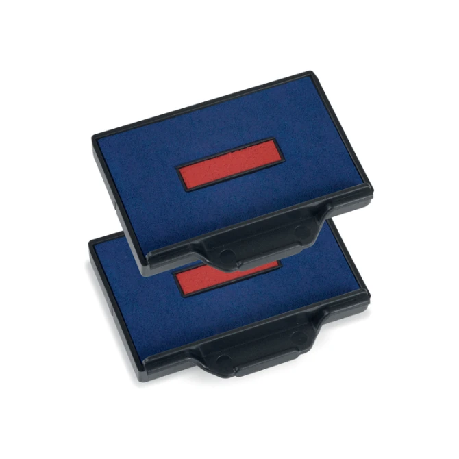 Stempelkussen Trodat Professional 6/56/2 2 stuks blauw en rood