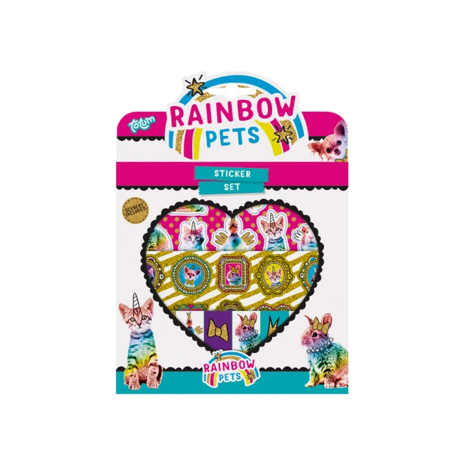 Stickerset Totum Rainbow Pets