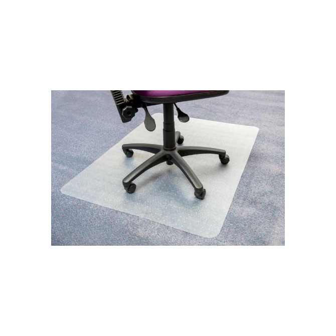 Stoelmat Floortex PVC 120x150cm voor zachte vloeren