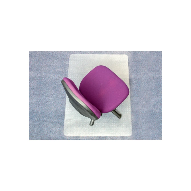 Stoelmat Floortex PVC 120x90cm voor zachte vloeren