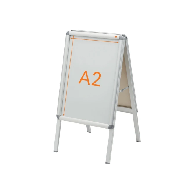 Stoepbord Nobo A2 47,5x89cm met kliklijst