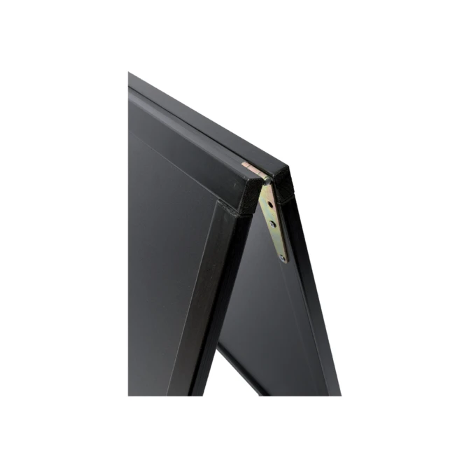 Stoepbord Securit 550x850x30mm zwart hout