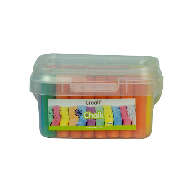 Stoepkrijt Creall 50 stuks 6 kleuren