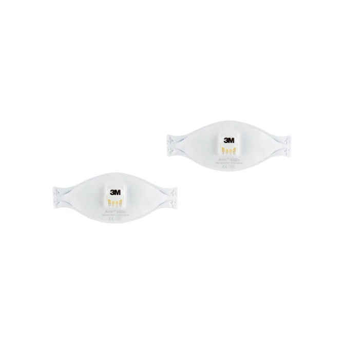 Stofmasker 3M Aura voor schuren 9322 FFP2 met ventiel 2 stuks