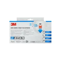 Stofmasker 3M Aura voor schuren 9322+ FFP2 met ventiel 5 stuks