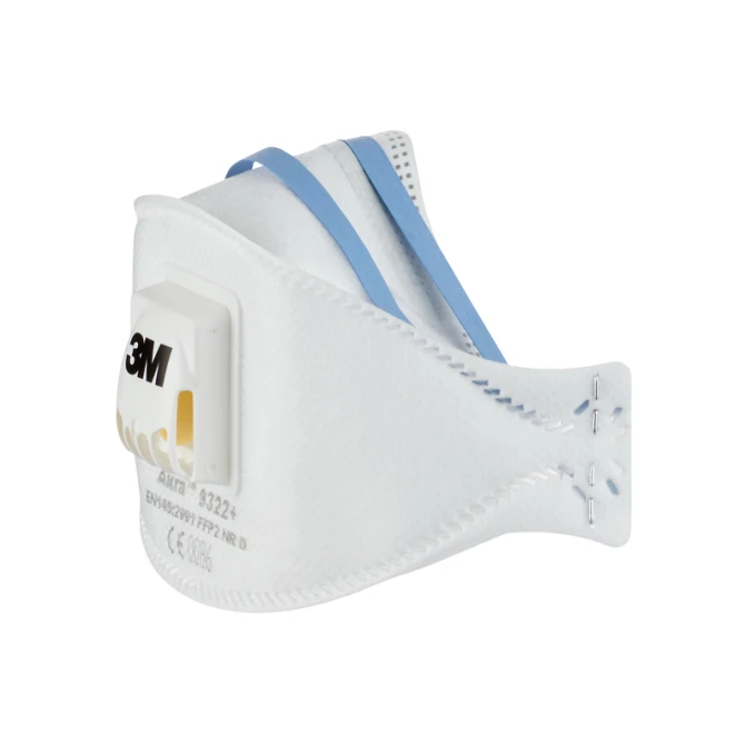 Stofmasker 3M Aura voor schuren 9322+ FFP2 met ventiel 5 stuks