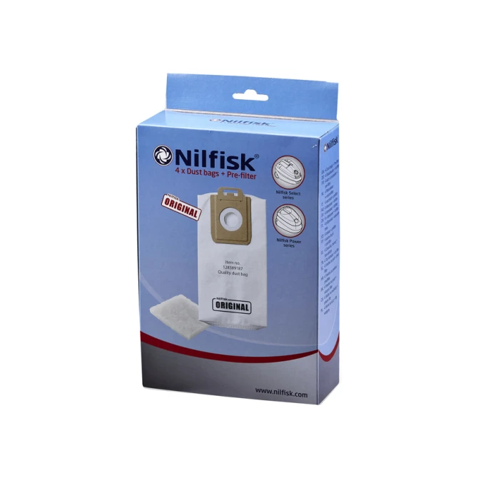 Stofzuigerzak Nilfisk Select 4 stuks