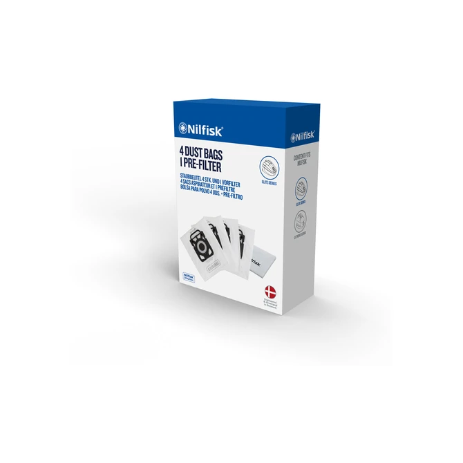 Stofzuigerzak Nilfisk standard Elite Extreme King 4 stuks