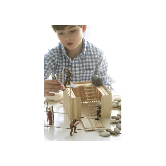 Stokje Creativ Company 11.5x1cm berkenhout 200 stuks