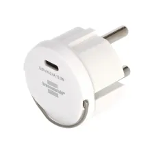Stopcontactadapter Brennenstuhl USB C 2.4A wit