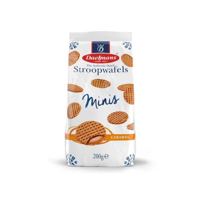 Stroopwafel Daelmans mini blokzak 200 gram