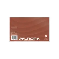 Systeemkaart Aurora 200x125mm lijn met rode koplijn 210gr wit 100 vel
