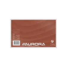 Systeemkaart Aurora 200x125mm lijn met rode koplijn 210gr wit 100 vel