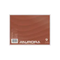 Systeemkaart Aurora 200x150mm lijn met rode koplijn 210gr wit 100 vel
