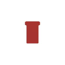 T-kaart Djois formaat 2 48mm rood 100 stuks T-kaart Djois formaat 2 48mm rood 100 stuks
