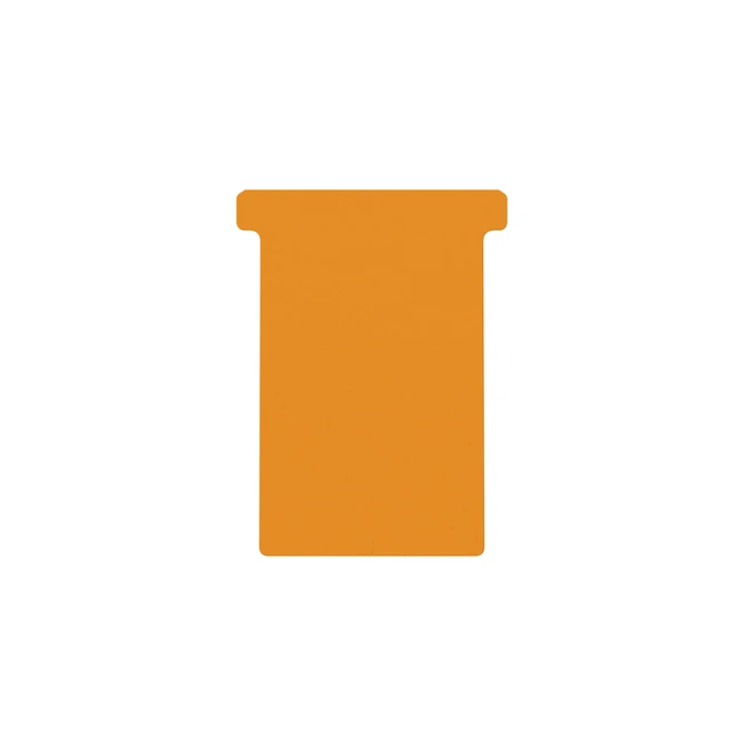 T-kaart Djois formaat 3 77mm oranje 100 stuks