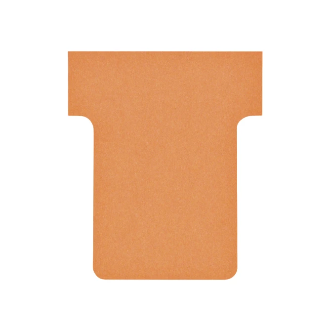 T-kaart Nobo nr 1.5 36mm oranje 100 stuks