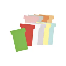 T-kaart Nobo nr.2 48mm rood 100 stuks
