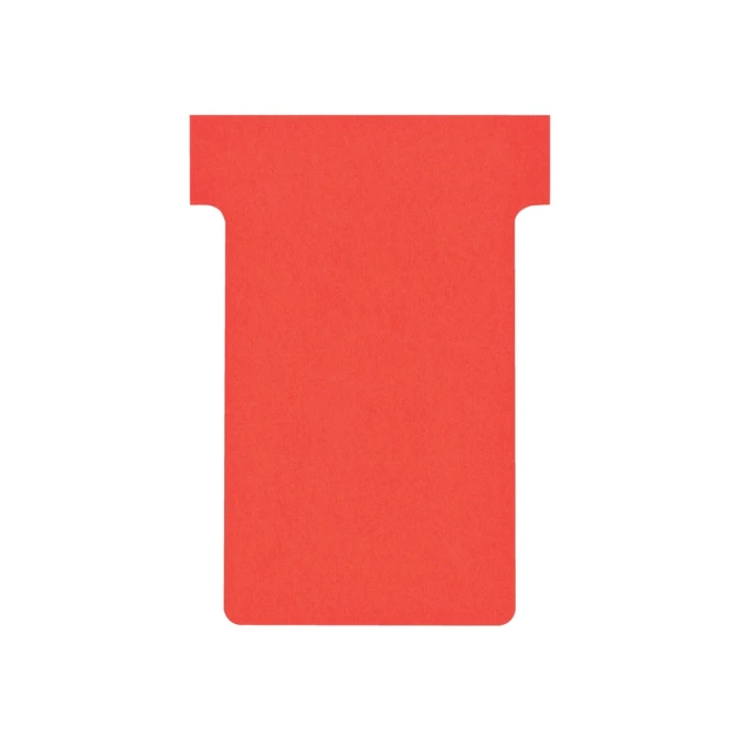 T-kaart Nobo nr.2 48mm rood 100 stuks