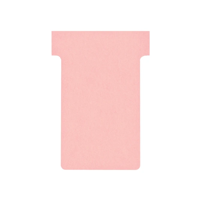 T-kaart Nobo nr.2 48mm roze 100 stuks