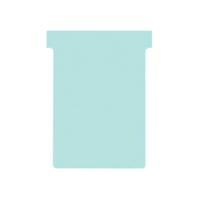 T-kaart Nobo nr.3 80mm blauw 100 stuks