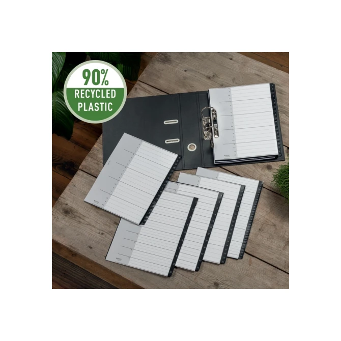 Tabblad Leitz Recycle A4 11-gaats  1-31 extra breed PP