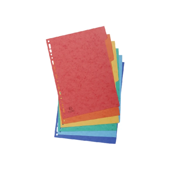Tabbladen Exacompta 225x297mm 11-gaats 6-delig glanskarton