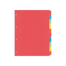 Tabbladen Kangaro 4-gaats PE410 10-delig assorti karton Tabbladen Kangaro 4-gaats PE410 10-delig assorti karton