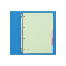 Tabbladen Qbasic 4-gaats karton 5-delig assorti karton