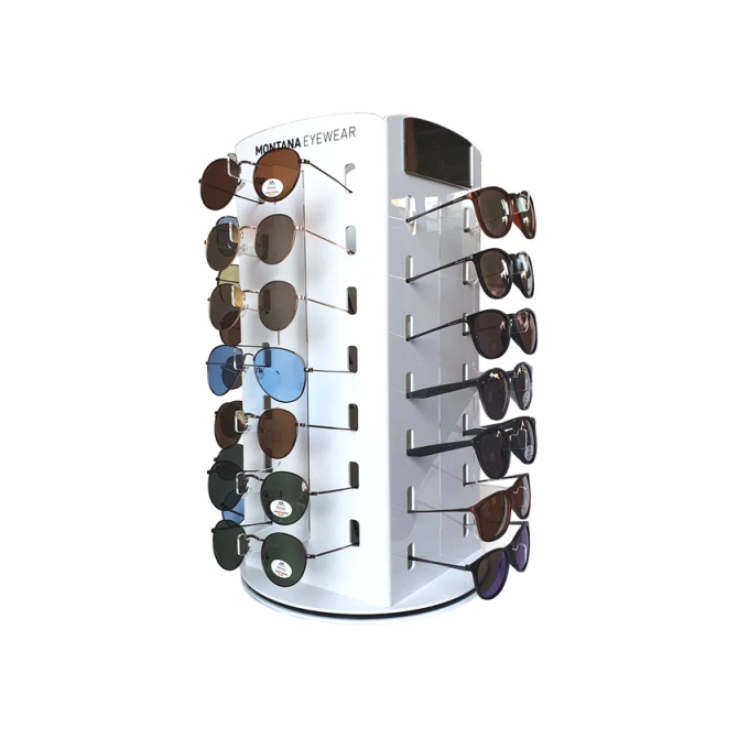 Tafeldisplay  Montana leeg voor 28 zonnebrillen