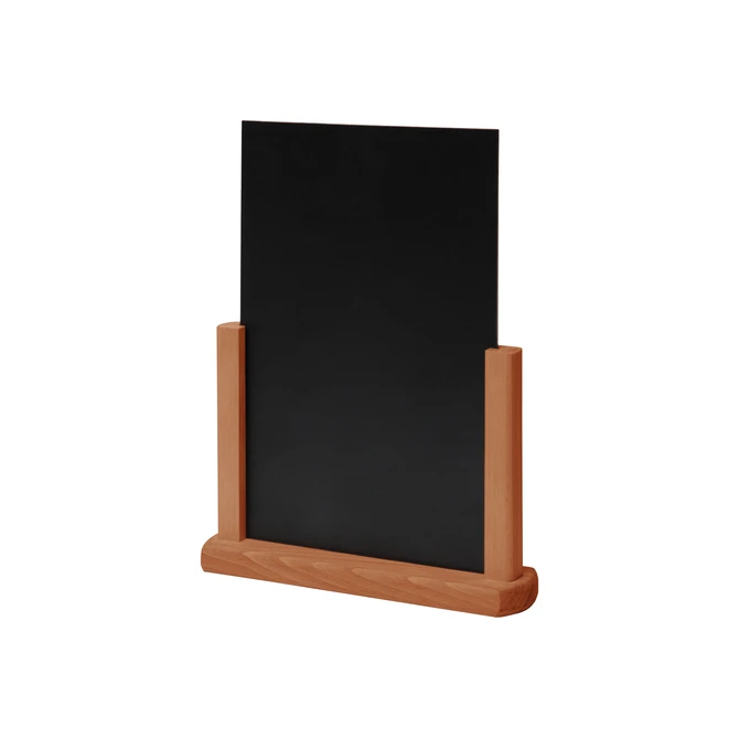 Tafelkrijtbord IEZZY A5 lichtbruin hout