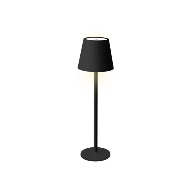Tafellamp Lumineo led oplaadbaar steady buiten zwart