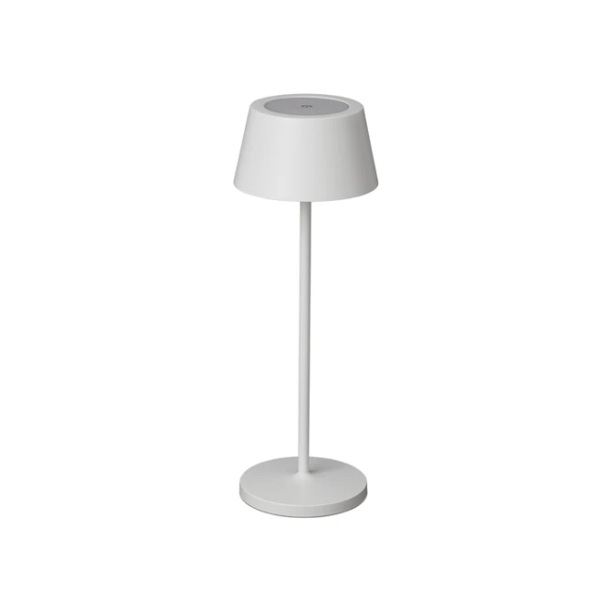 Tafellamp MAUL Nina LED oplaadbaar dimbaar wit