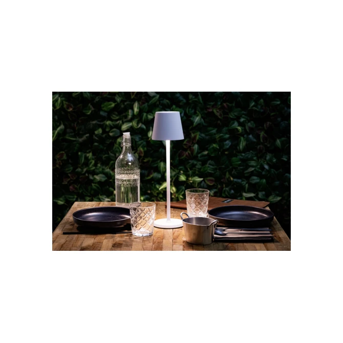 Tafellamp Securit Feline LED oplaadbaar dimbaar wit