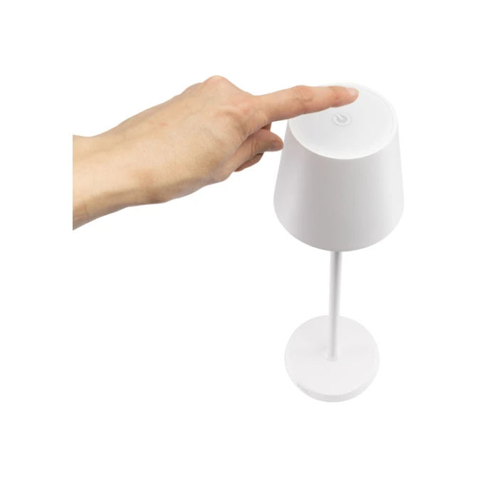 Tafellamp Securit Feline LED oplaadbaar dimbaar wit