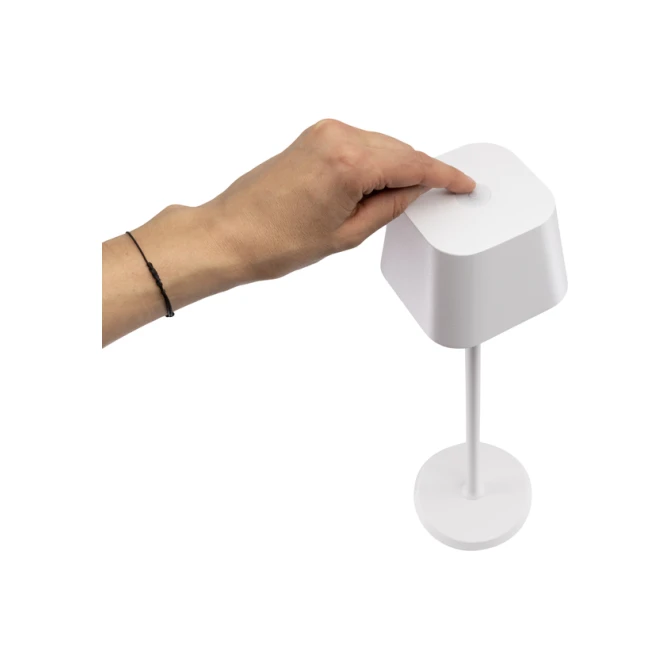 Tafellamp Securit Georgina LED oplaadbaar dimbaar wit