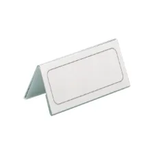 Tafelnaambord Durable 8052 61x210mm transparant