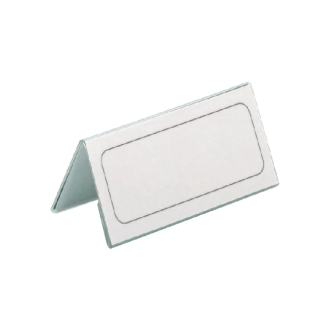 Tafelnaambord Durable 8052 61x210mm transparant